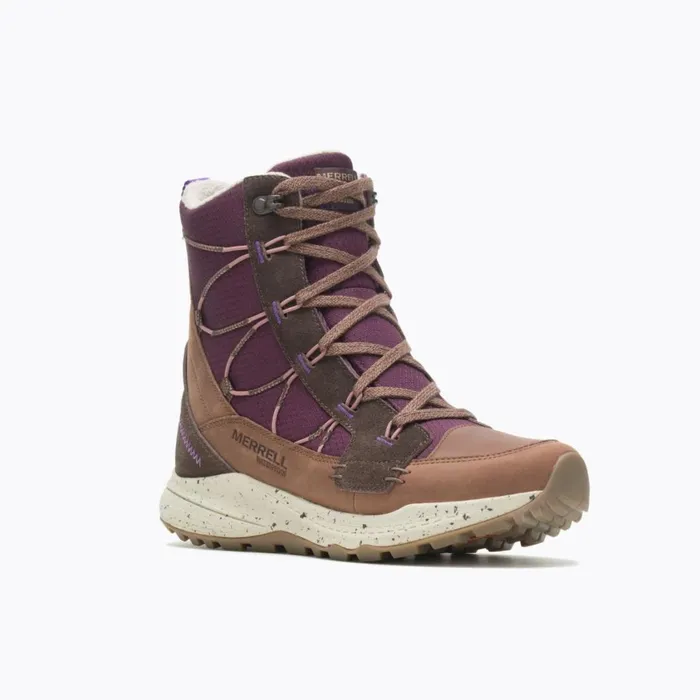 Merrell Boots Women Bravada 2 Thermo Mid Waterproof Burgandy