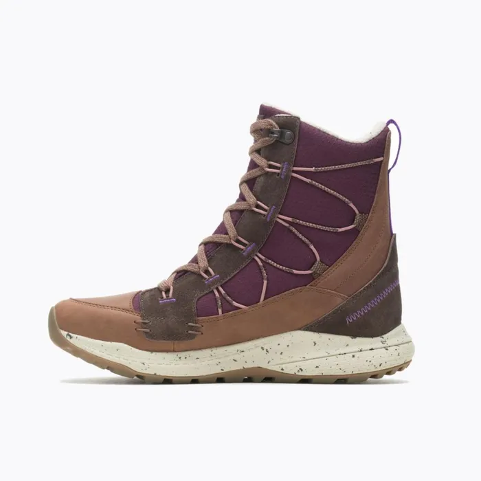 Merrell Boots Women Bravada 2 Thermo Mid Waterproof Burgandy