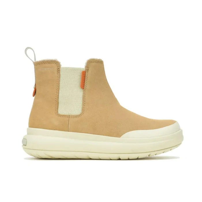 Merrell Boots Women Marquette Thermo Pull On Waterproof Tan