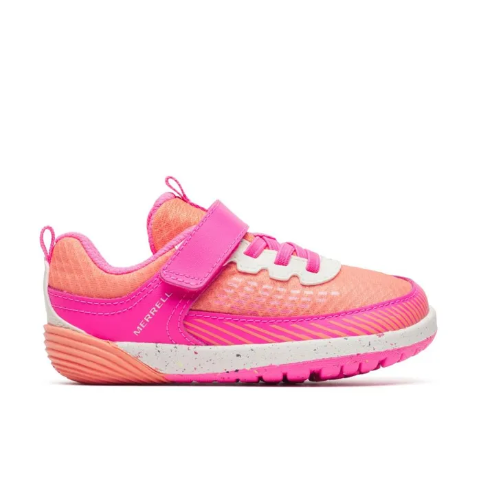 Merrell Easy On Easy Off Kids Little Bare Steps Sport Pinkorange