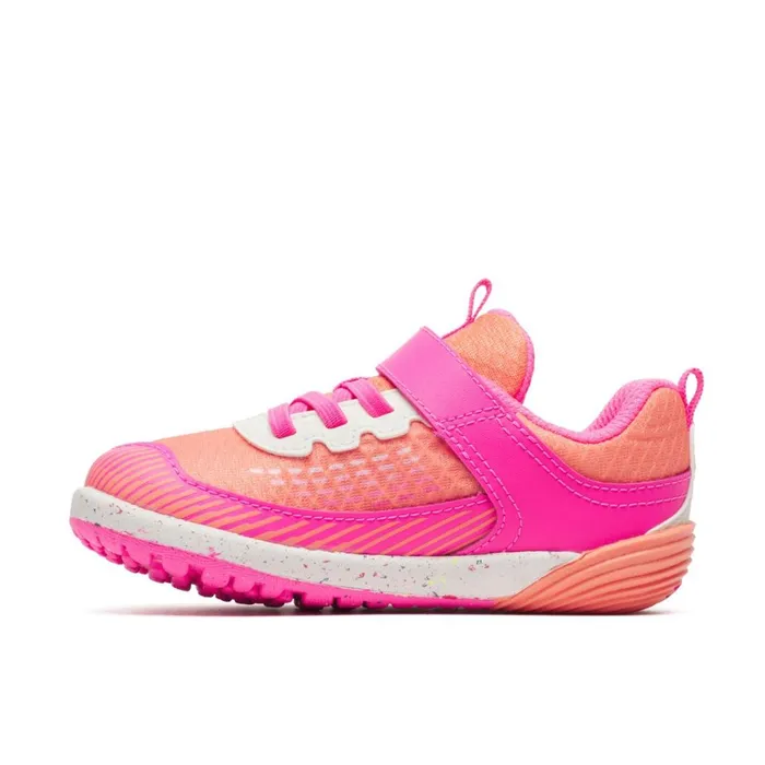 Merrell Easy On Easy Off Kids Little Bare Steps Sport Pinkorange