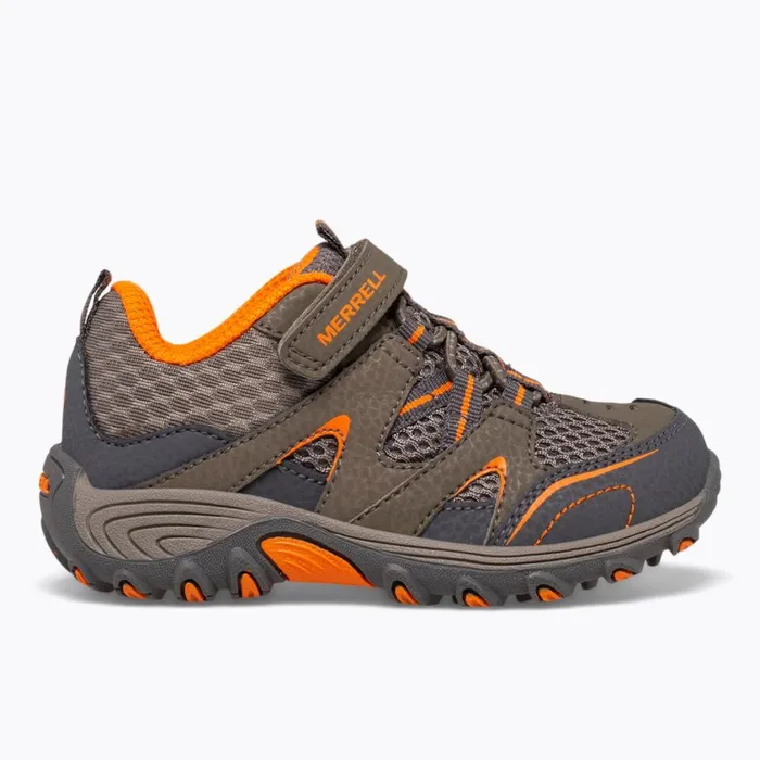 Merrell Easy On Easy Off Kids Little Trail Chaser Jr Shoe Gunsmoke
