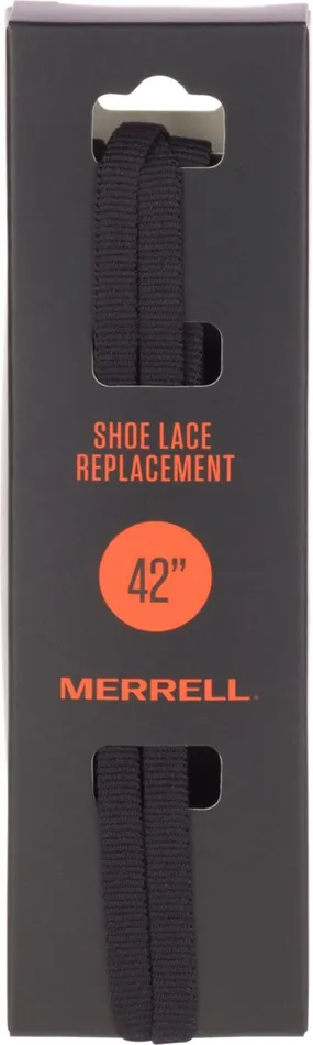 Merrell Shoe Care MenWomen Flat Shoe Laces Black