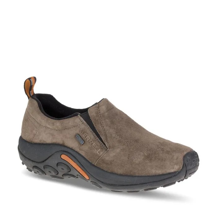 Merrell SlipOns Men Jungle Moc Waterproof Wide Width Gunsmoke