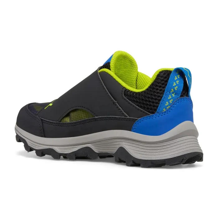 Merrell Sneakers Kids Big Moab Speed Low Ziptrek Waterproof Blackbluelime
