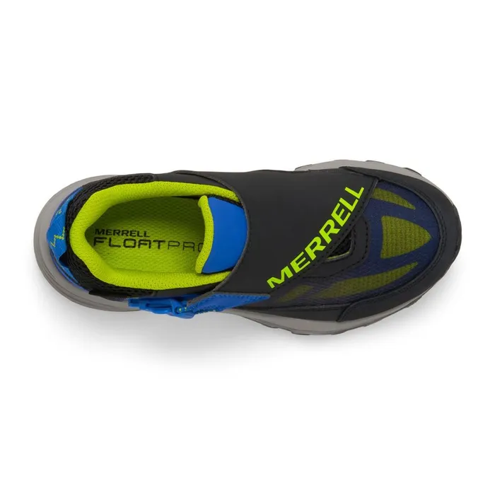 Merrell Sneakers Kids Big Moab Speed Low Ziptrek Waterproof Blackbluelime