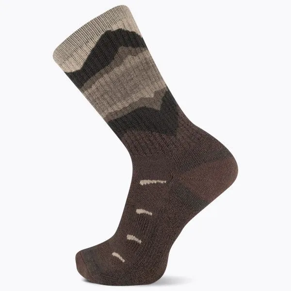 Merrell Socks MenWomen Moab Hiking Crew Sock Brown Grey