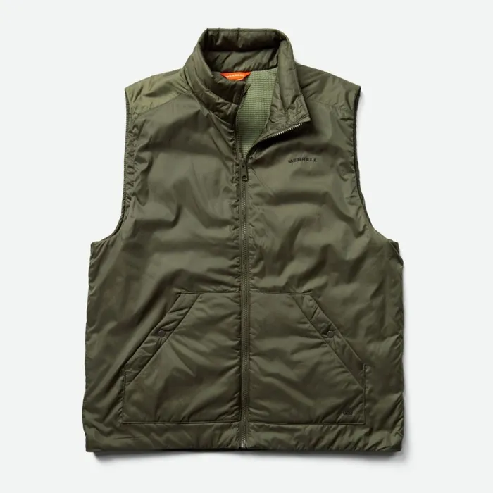 Merrell Tops Men Geotex Insulated Vest Dusty Olive