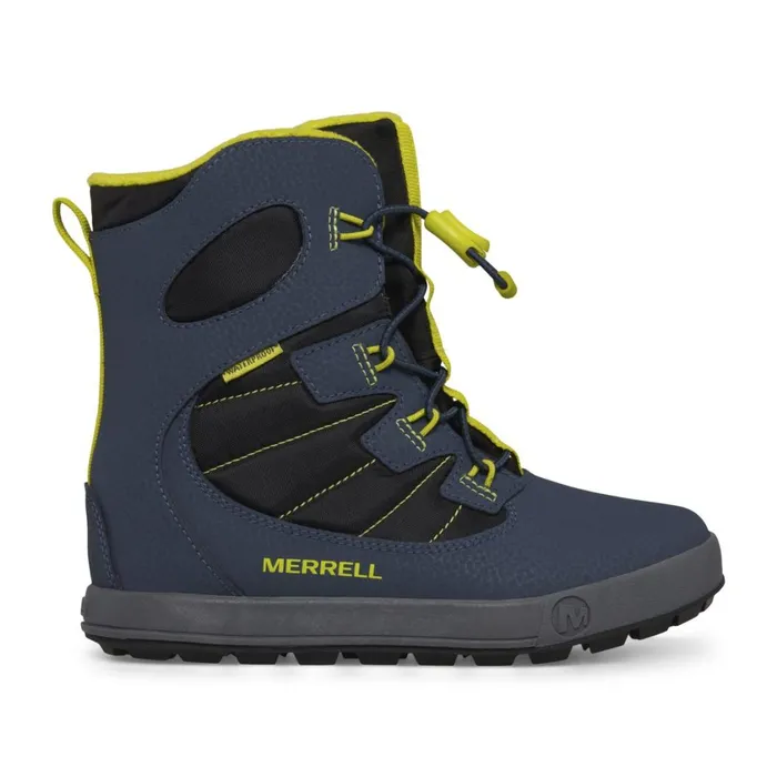 Merrell Winter Boots Kids Big Snow Bank 40 Waterproof Boot Navylime