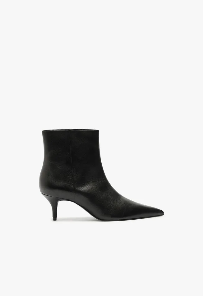 Mikki Mid Bootie Black Women Schutz Shoes Booties