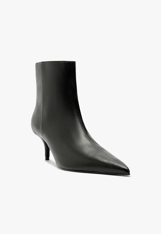 Mikki Mid Bootie Black Women Schutz Shoes Booties