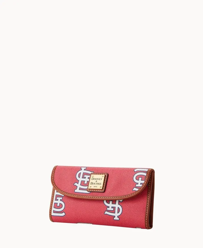 MLB Cardinals Continental Clutch Cardinals ManWoman Dooney and Bourke Wallets MLB Cardinals Continental Clutch Cardinals ManWoman Dooney and Bourke Wallets