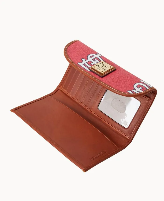 MLB Cardinals Continental Clutch Cardinals ManWoman Dooney and Bourke Wallets MLB Cardinals Continental Clutch Cardinals ManWoman Dooney and Bourke Wallets