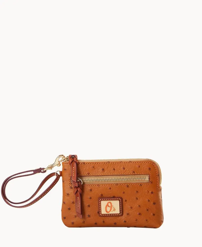 MLB Orioles Zip Around Wristlet Orioles ManWoman Dooney and Bourke Wallets