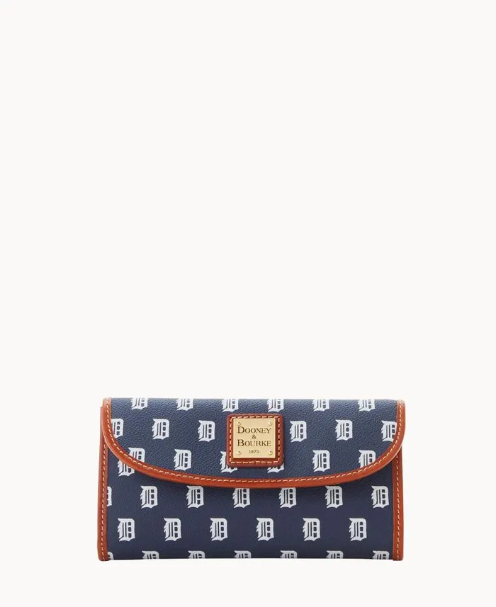 MLB Tigers Continental Clutch Tigers ManWoman Dooney and Bourke Wallets