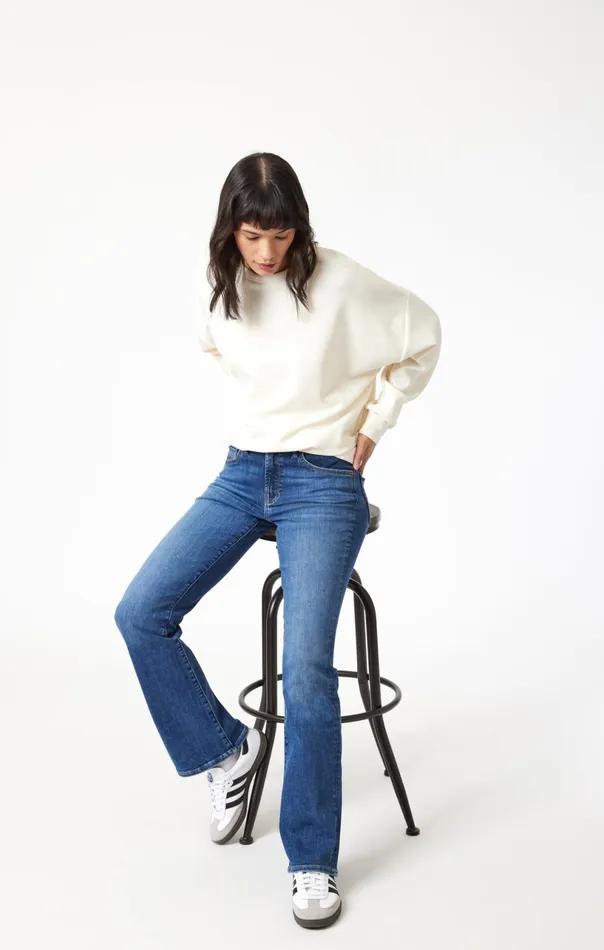 Molly Bootcut In Mid Brushed Flex Blue Women Mavi Jeans Denim Molly Bootcut In Mid Brushed Flex Blue Women Mavi Jeans Denim