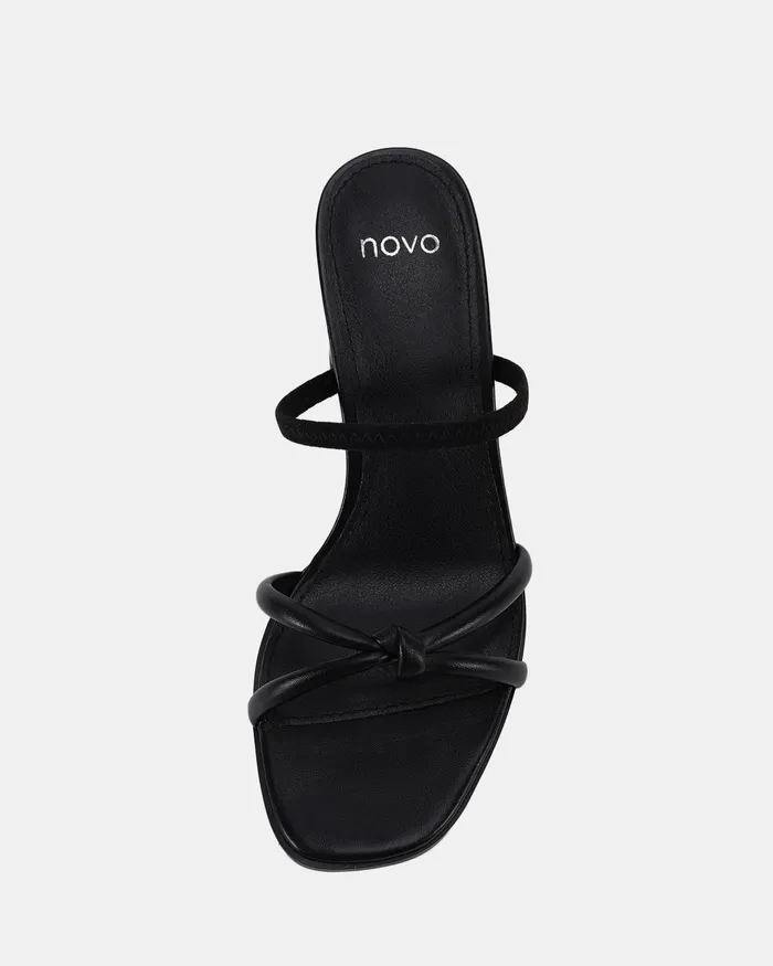 Mules Women NOVO Shoes LEDORA BLACK Mules