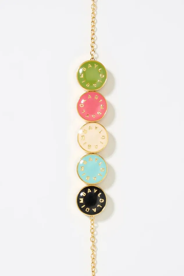 Multicolor Logos Necklace Gold Women Bimba Y Lola Jewelry Multicolor Logos Necklace Gold Women Bimba Y Lola Jewelry