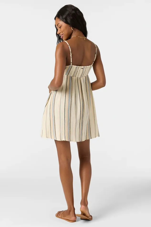 NATALYA STRIPE SHORT DRESS Women O039NEILL Clothing