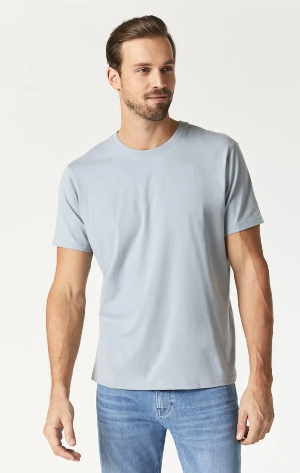 Natural Dyed TShirt In Aluminum Men Mavi Jeans TShirts