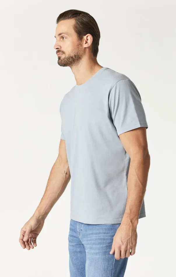 Natural Dyed TShirt In Aluminum Men Mavi Jeans TShirts Natural Dyed TShirt In Aluminum Men Mavi Jeans TShirts