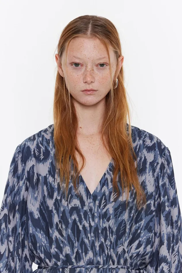 Navy Blue Plumancha Wrap Dress Plumancha Navy Women Bimba Y Lola Dresses And Jumpsuits Navy Blue Plumancha Wrap Dress Plumancha Navy Women Bimba Y Lola Dresses And Jumpsuits