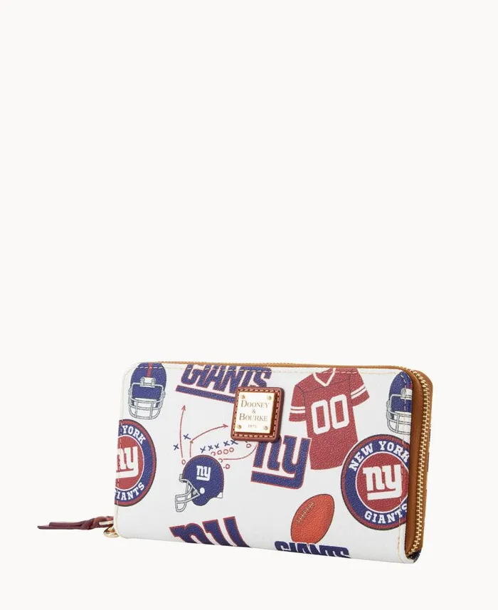 NFL Giants Large Zip Around Wristlet Giants ManWoman Dooney and Bourke Wallets NFL Giants Large Zip Around Wristlet Giants ManWoman Dooney and Bourke Wallets