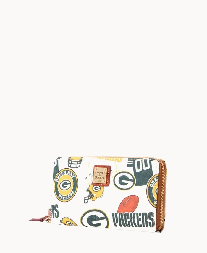 NFL Packers Large Zip Around Wristlet Packers ManWoman Dooney and Bourke Wallets NFL Packers Large Zip Around Wristlet Packers ManWoman Dooney and Bourke Wallets