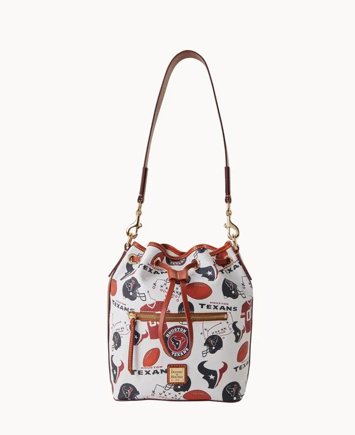 NFL Texans Drawstring Texans Woman Dooney and Bourke Shoulder Bags