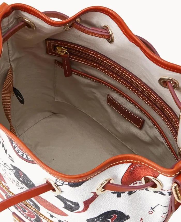 NFL Texans Drawstring Texans Woman Dooney and Bourke Shoulder Bags NFL Texans Drawstring Texans Woman Dooney and Bourke Shoulder Bags