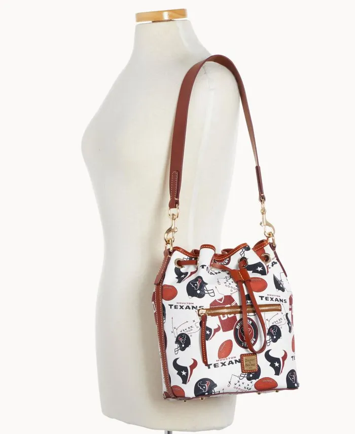 NFL Texans Drawstring Texans Woman Dooney and Bourke Shoulder Bags NFL Texans Drawstring Texans Woman Dooney and Bourke Shoulder Bags