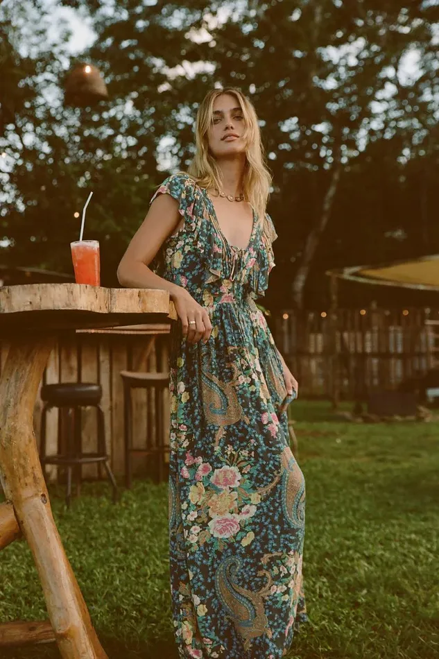 NOLEE MAXI DRESS Slate Women O039NEILL Clothing