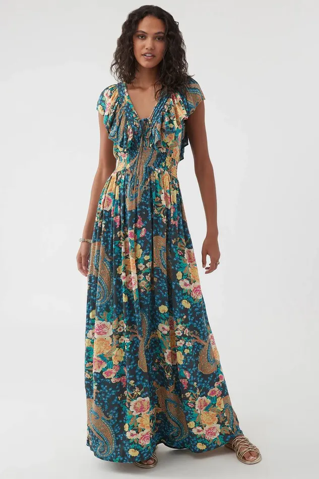 NOLEE MAXI DRESS Slate Women O039NEILL Clothing