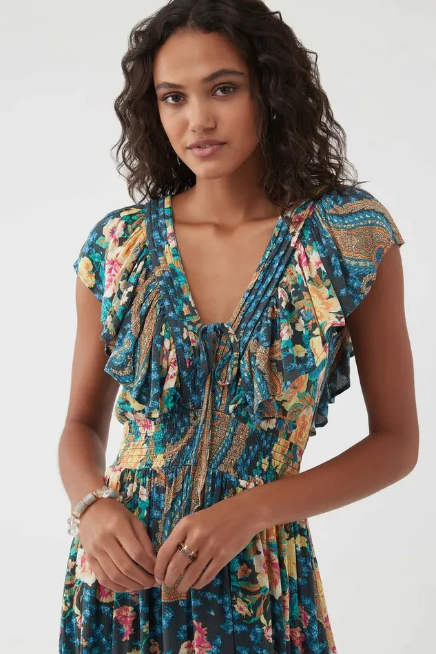 NOLEE MAXI DRESS Slate Women O039NEILL Clothing