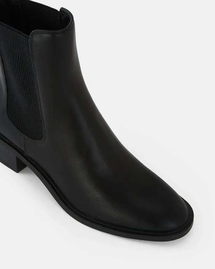 NOVO Shoes Ankle Boots Women DESIGNATION BLACK Slip On Boots