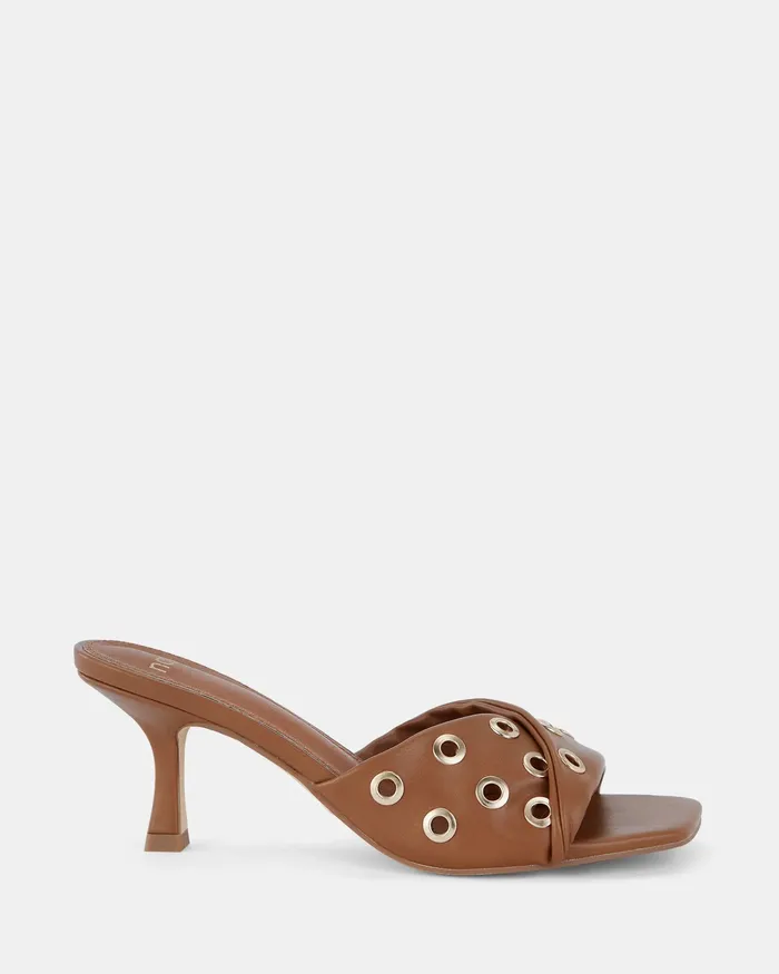 NOVO Shoes Party Women YARA CARAMEL High Heels