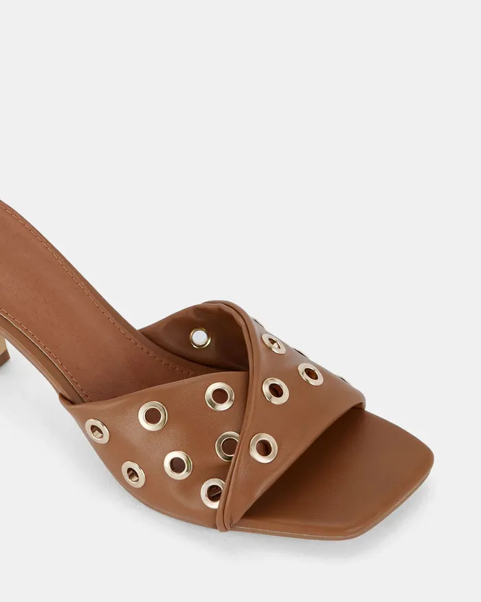 NOVO Shoes Party Women YARA CARAMEL High Heels
