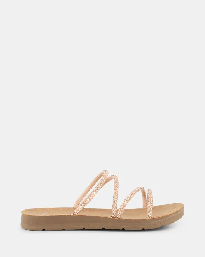 NOVO Shoes Slides Women RIVY ROSE GOLD Sandals