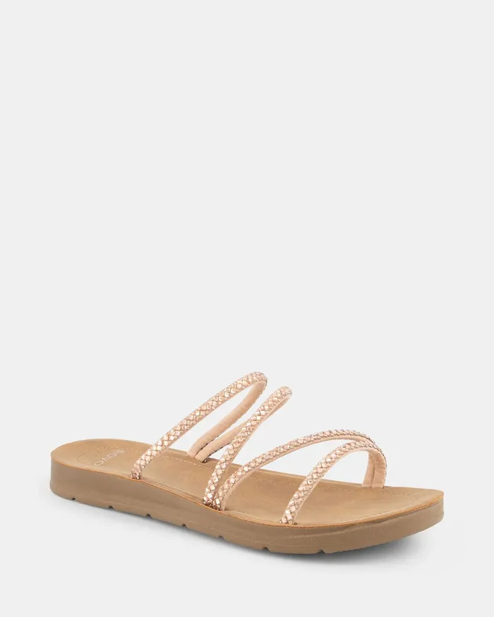 NOVO Shoes Slides Women RIVY ROSE GOLD Sandals
