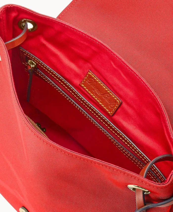 Nylon Flap Backpack Red Woman Dooney and Bourke Backpacks Nylon Flap Backpack Red Woman Dooney and Bourke Backpacks