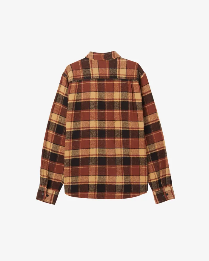 OBEY Clothing TOPS Men HARDWORK LEON SHIRT Sepia Multi