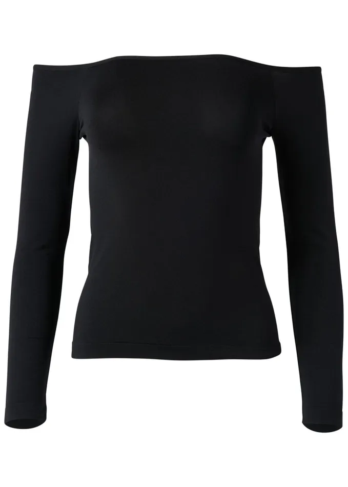 OffTheShoulder Top Black Women VENUS Venus Basics Tops