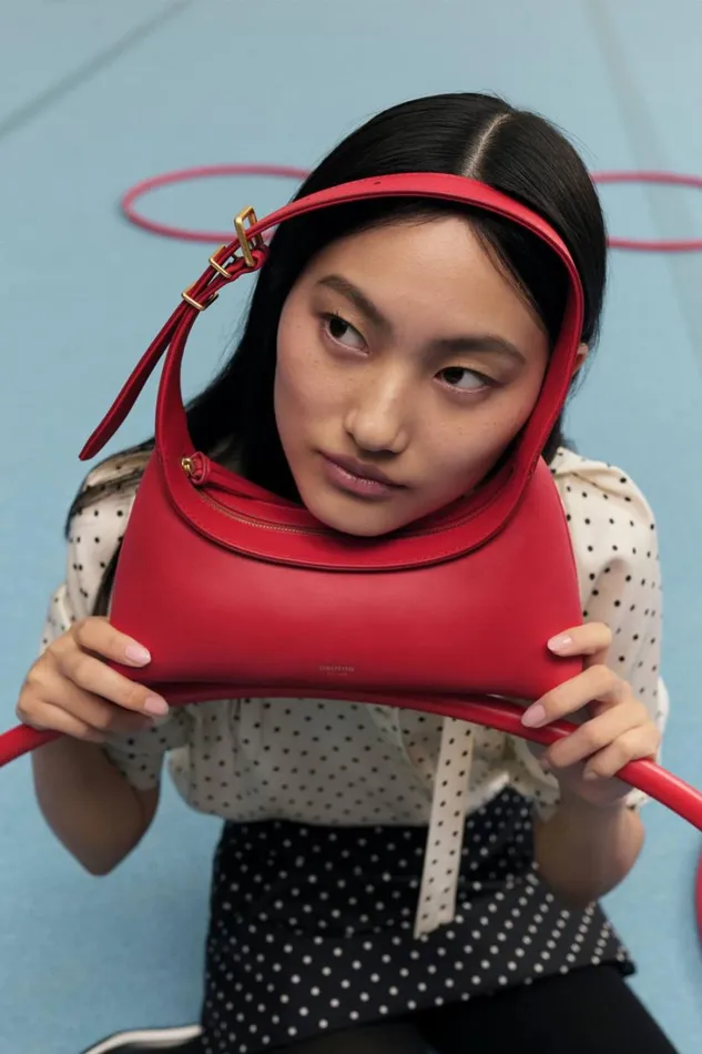 Oroton Cinder Mini Baguette Dark Poppy Women Mini Bags Oroton Cinder Mini Baguette Dark Poppy Women Mini Bags