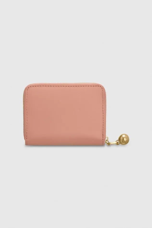 Oroton Clara Smooth Small Zip Wallet Rosewood Women Wallets Oroton Clara Smooth Small Zip Wallet Rosewood Women Wallets