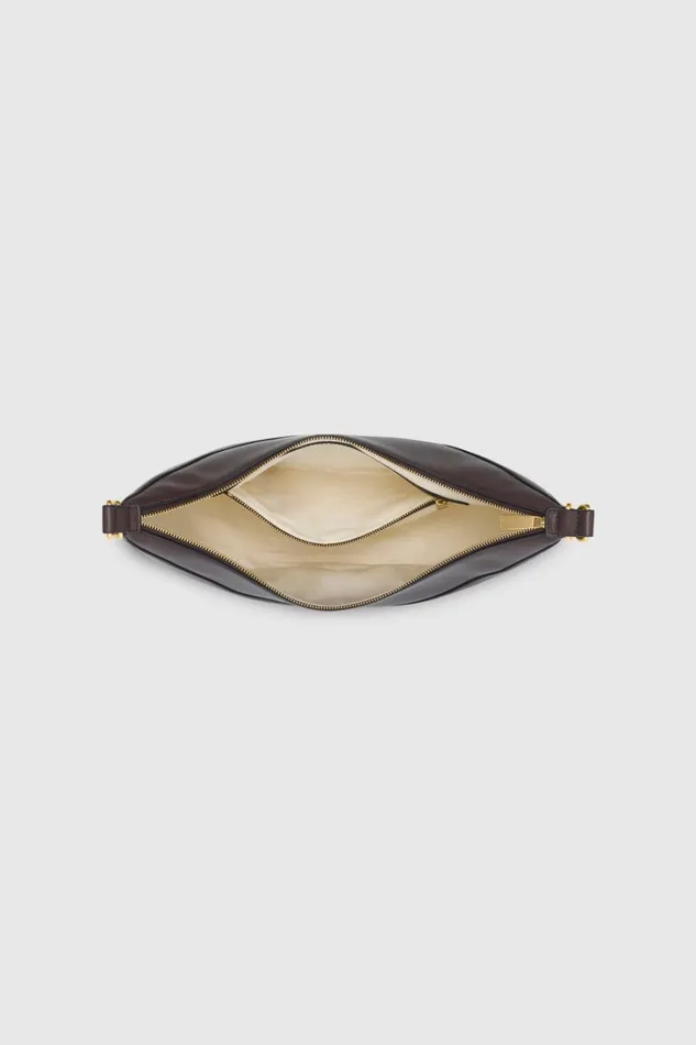 Oroton Florence Medium Hobo Mahogany Women Shoulder Oroton Florence Medium Hobo Mahogany Women Shoulder