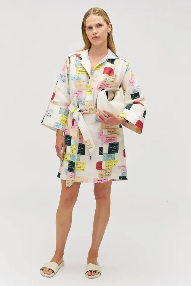 Oroton Invitation Print Tunic Dress Multi Women Dresses Oroton Invitation Print Tunic Dress Multi Women Dresses
