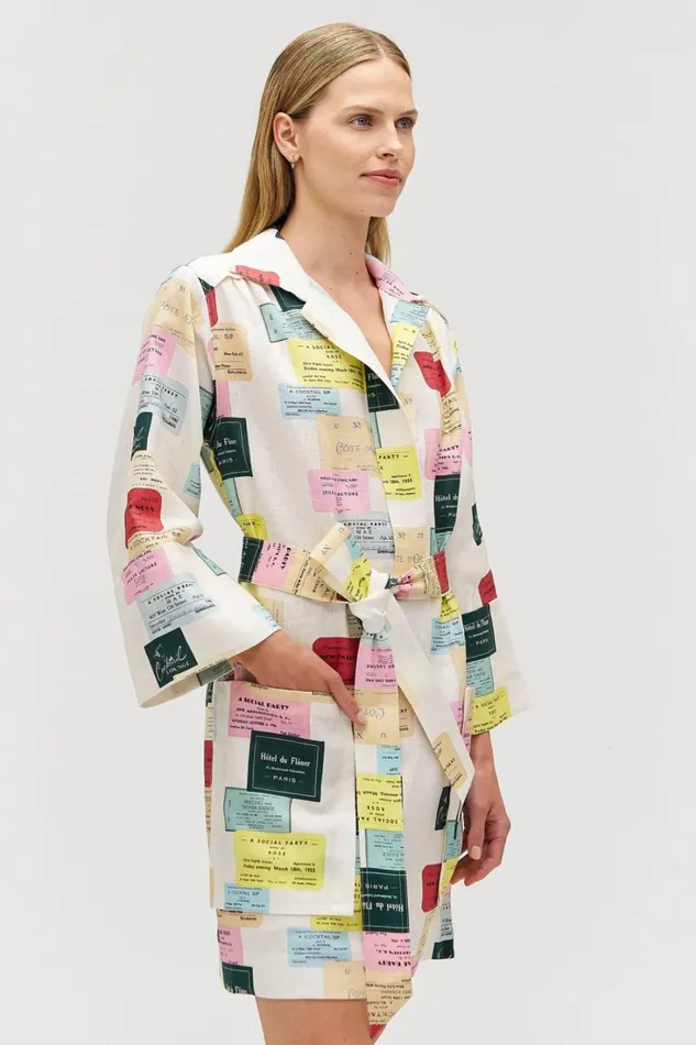 Oroton Invitation Print Tunic Dress Multi Women Dresses Oroton Invitation Print Tunic Dress Multi Women Dresses