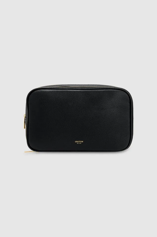 Oroton Jemima Beauty Bag Black Women Beauty Cases