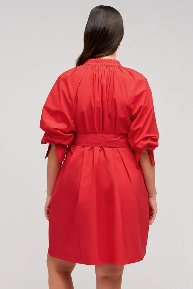 Oroton Lace Detail Smock Dress Poppy Women Dresses Oroton Lace Detail Smock Dress Poppy Women Dresses