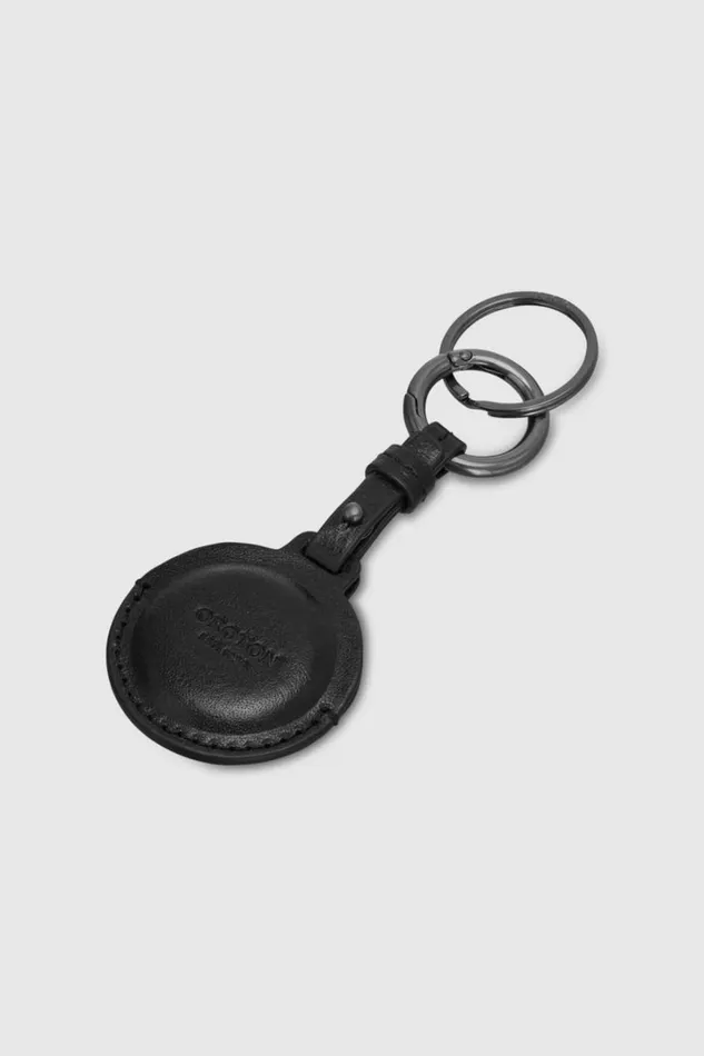 Oroton Marcus Veg Airtag Key Chain Black Men Travel Oroton Marcus Veg Airtag Key Chain Black Men Travel